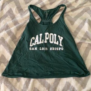 Cal Poly SLO racer back tank top